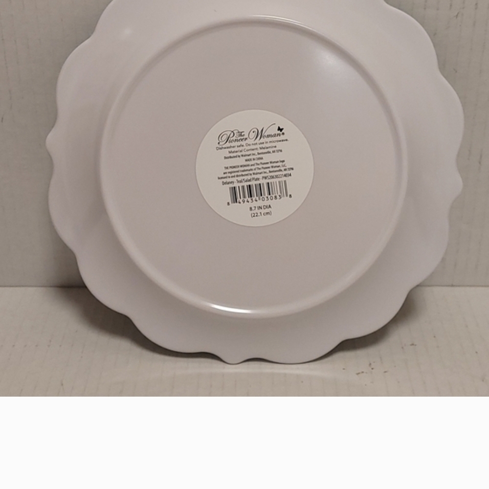 Pioneer Woman Floral Scalloped Edge Plates Set/2 - Picture 6 of 9